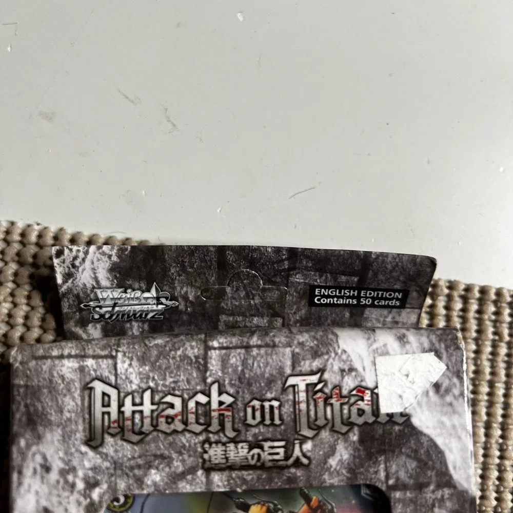 Weis Schwarz Attack on Titan Trial Deck English Edition 50 Cards Bushiroad TCG